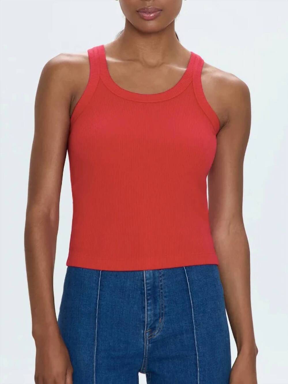 NEW PISTOLA christy tank top in ruby